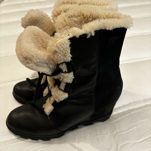 Sorel Waterproof Wedge Insulated Suede Bootie